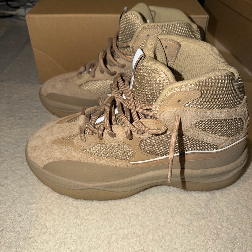 Adidas Beige High-Top Sneakers